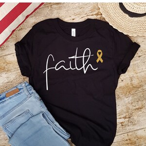 Childhood Cancer Shirt, Tank Top, Sweatshirt, Hoodie, Cancer Tee, Childhood Cancer Support Shirt, Cancer Awareness Shirt, Faith Shirt,