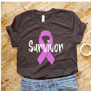 Testicular Cancer Survivor Shirt, Tank Top, Sweatshirt, Hoodie, Testicular Cancer Free Gift, Orchid Ribbon Shirt, Beat Testicular Cancer Tee