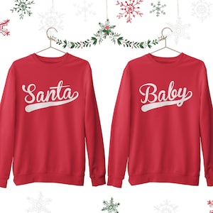 Giving and Receiving Christmas Jumper Merry Xmas Double Twosie Sweater Father Santa Claus Festive St. Nick Couple Two 2 Person T Etsy