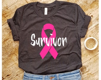 Breast Cancer Survivor Shirt, Tank Top, Sweatshirt, Hoodie, Breast Cancer Free Gift, Pink Ribbon Shirt, Beat Breast Cancer Shirt, Cancer Tee