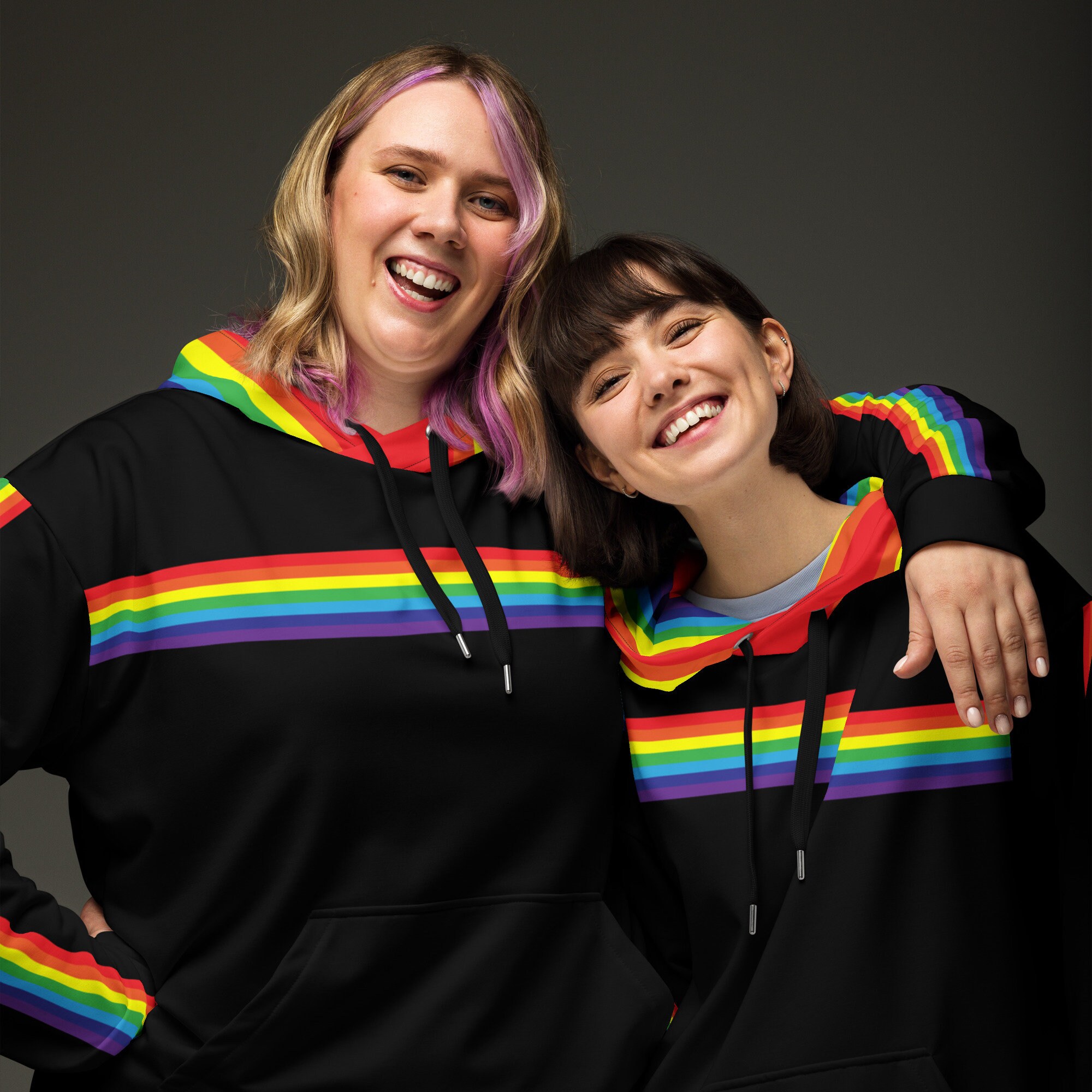 Rainbow Hoodie Rainbow Pride Pullover Hoodie Gay Pride Hoodie Rainbow Clothing Hippie Hoodie Festival Clothing Rainbow Sweater 2XS 6XL Etsy