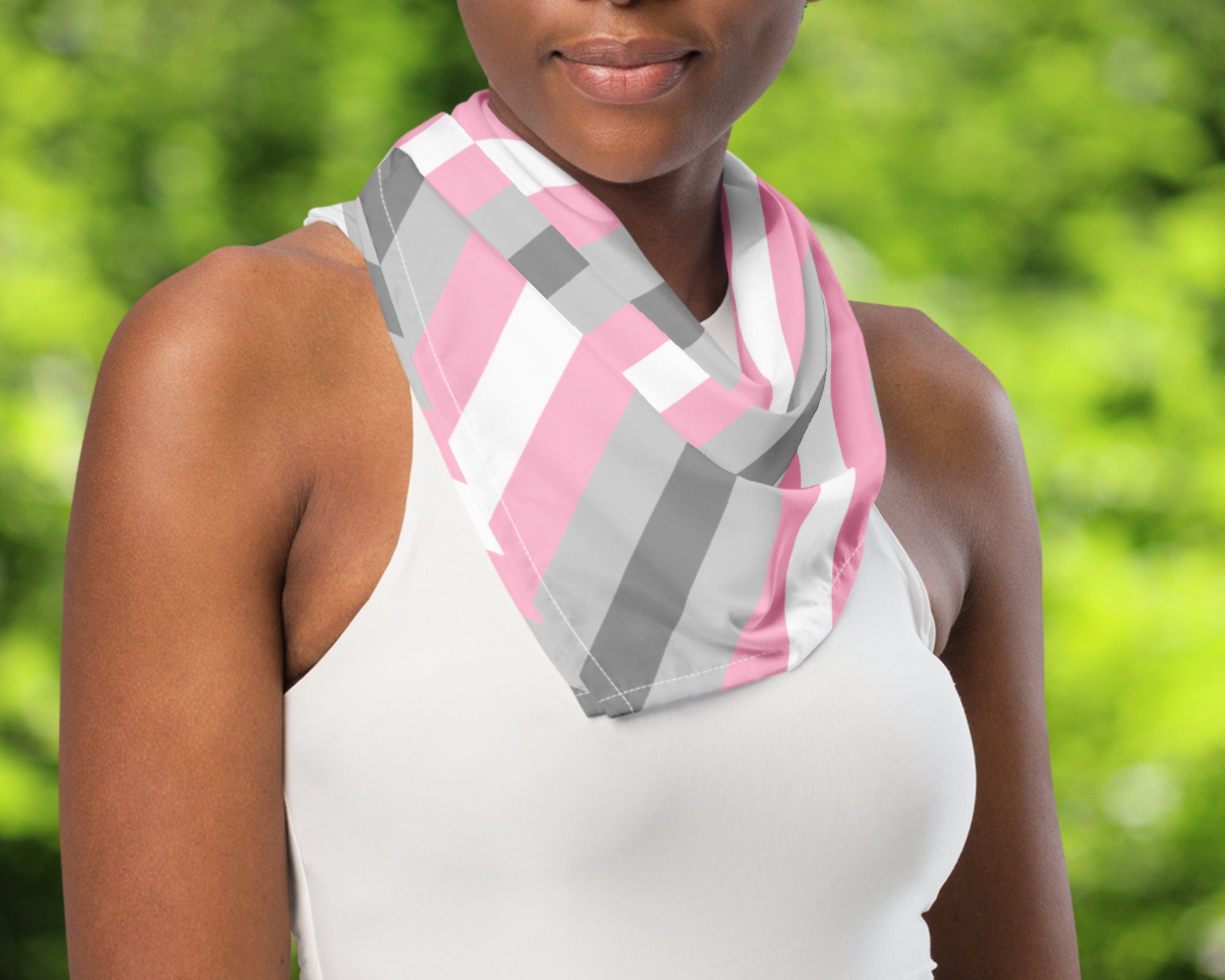 Square Demigirl Flag Bandana, Demigirl Pride Scarf, Demi Girl Pride Dog ...