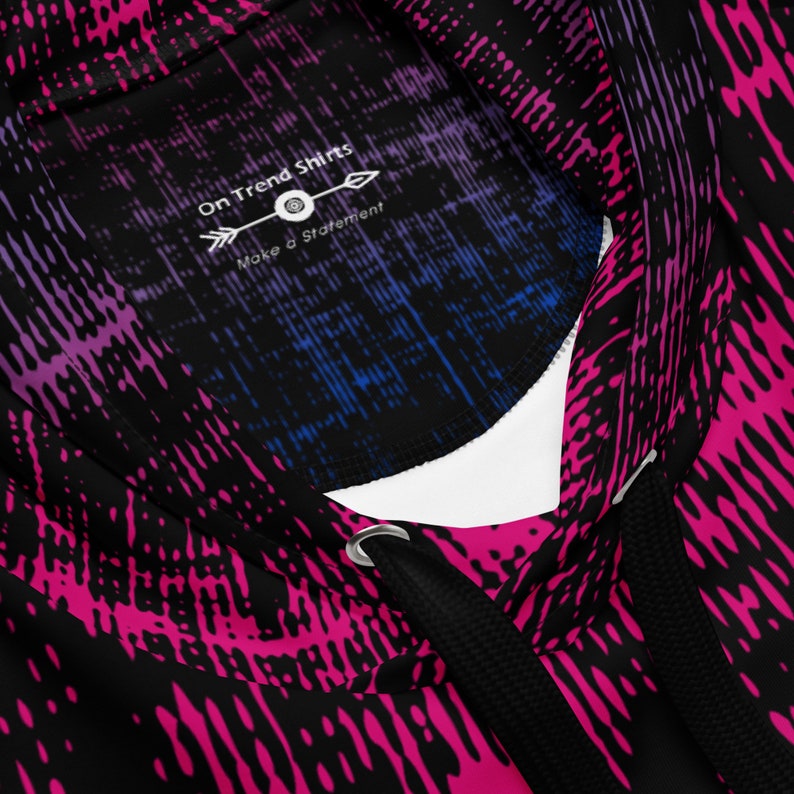 Subtle Bisexual Pride Flag Color Grunge Hoodie