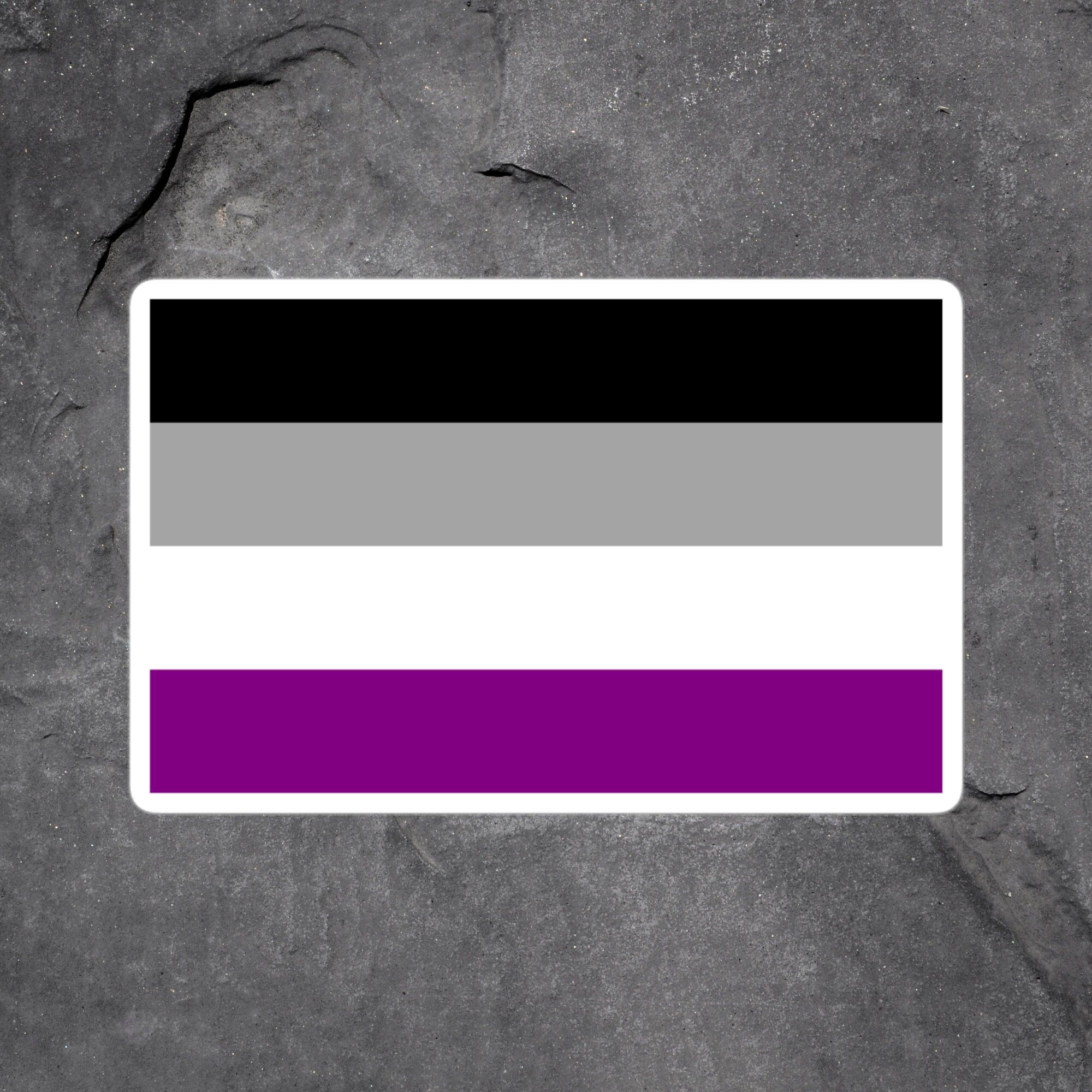 Asexual Sticker Asexual Flag Sticker Asexual Pride Sticker - Etsy