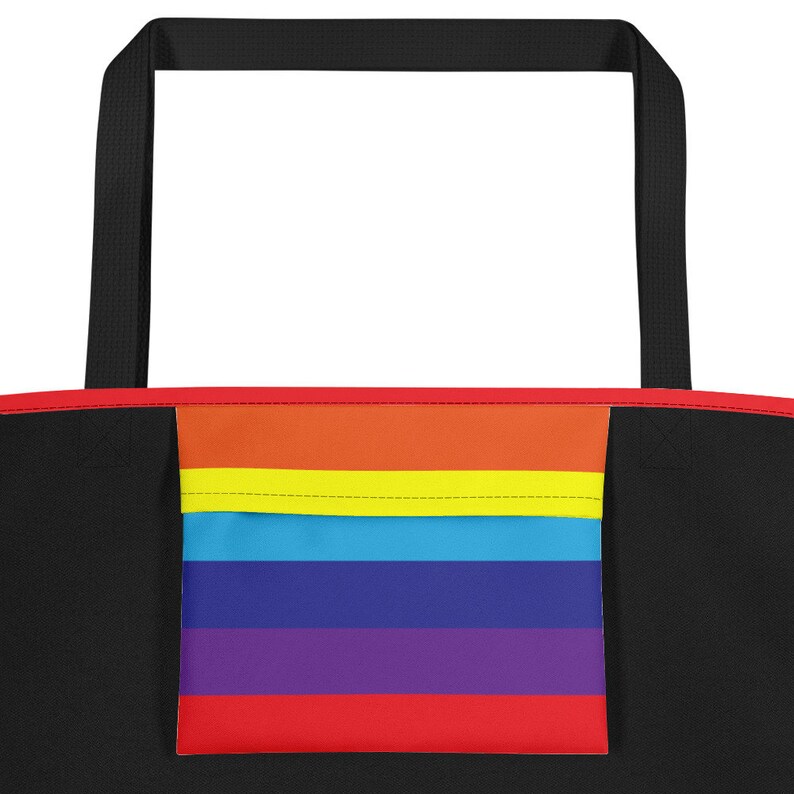 Pride Beach Tote Rainbow Beach Bag Rainbow Tote Bag Rainbow Pride Bag Rainbow Pattern Gay Pride Pride Rainbow Bag LGBT Rainbow Print