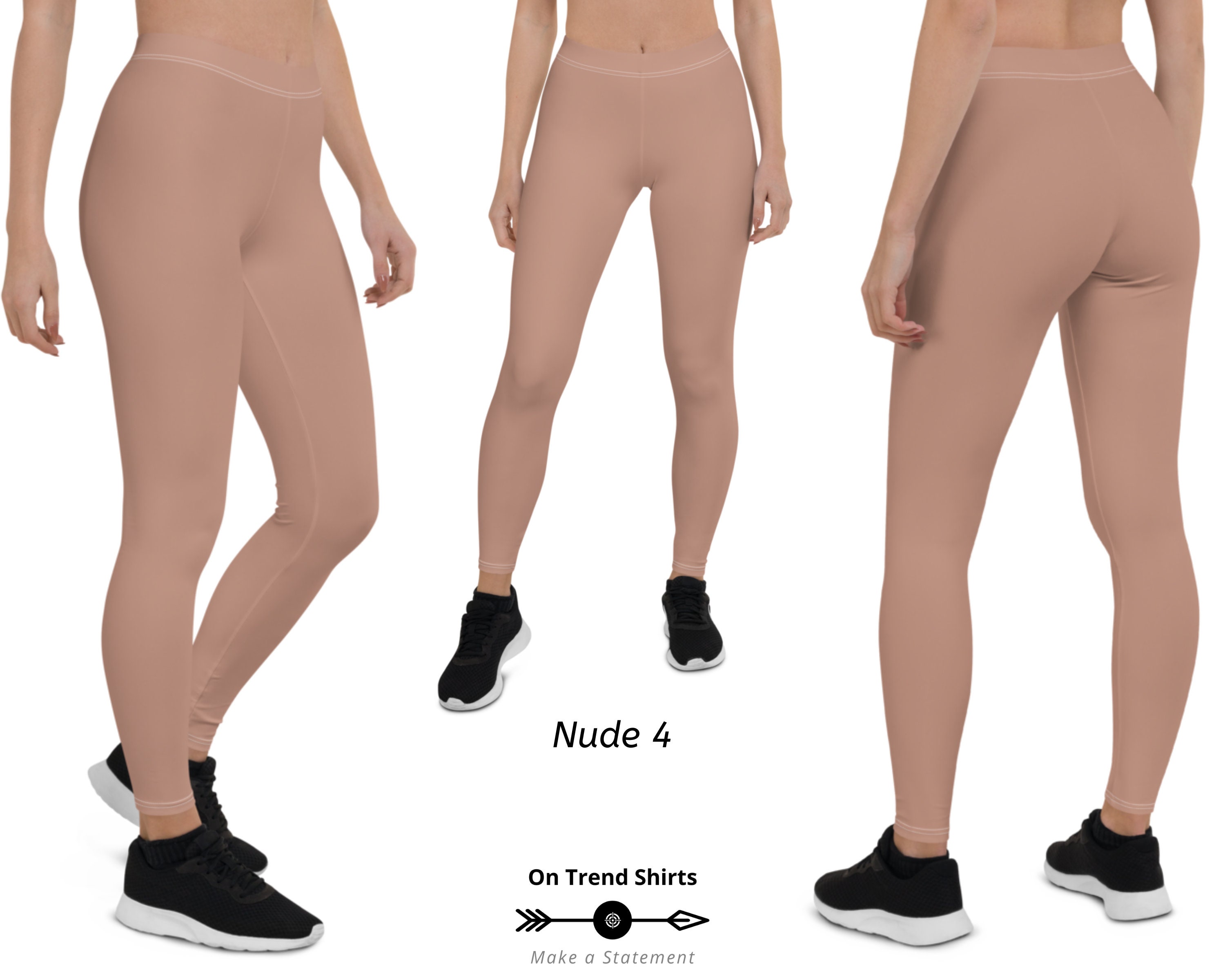 Buy Nude Leggings for Women, Skin Tone Gym Leggings, Solid Neutral Skin  Coloured Workout Activewear, Beige Leggings, Trendy Dance Tights Online in  India 