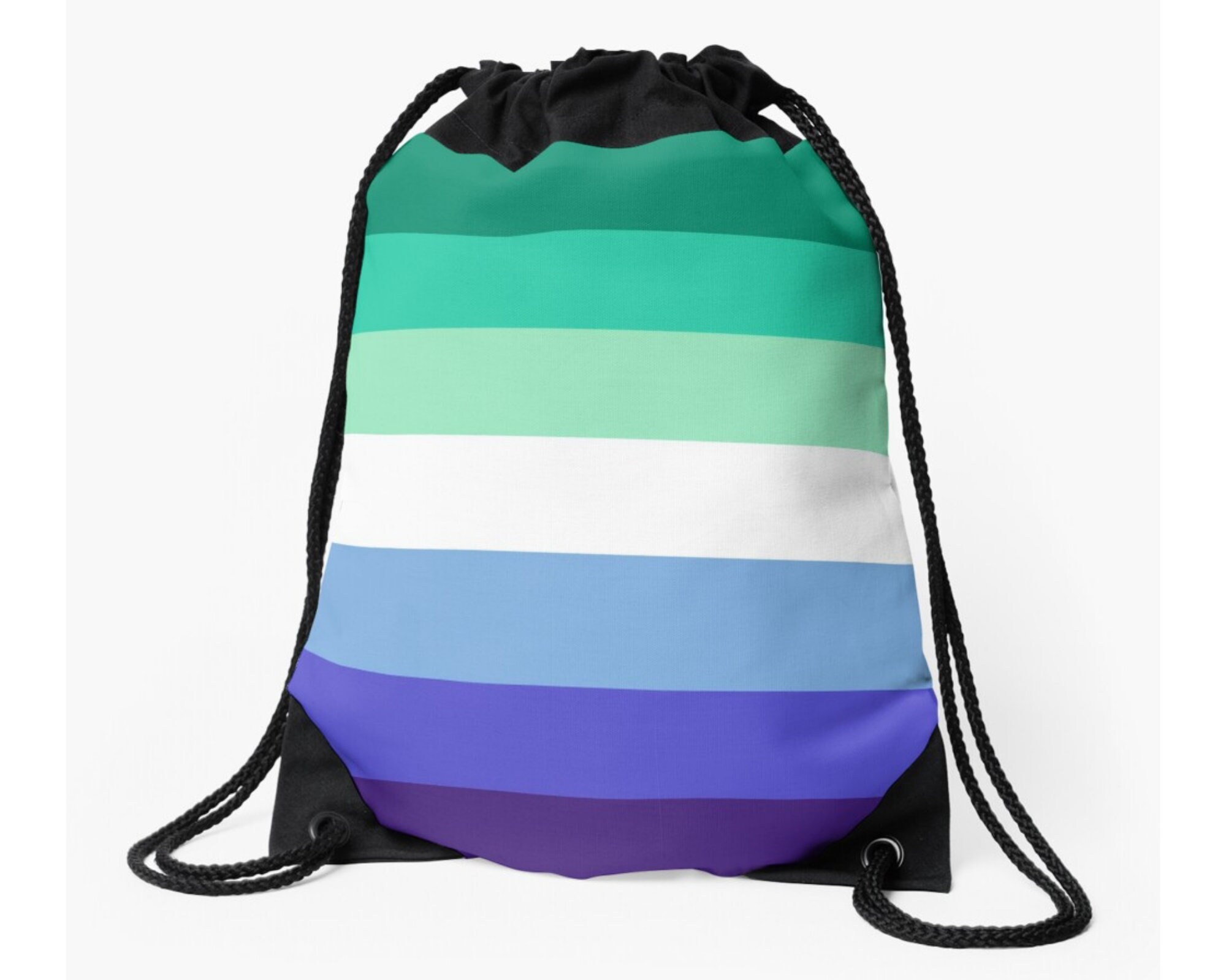 MLM Flag Drawstring Bag Gay Male Pride Bag Blue Gay Flag Etsy