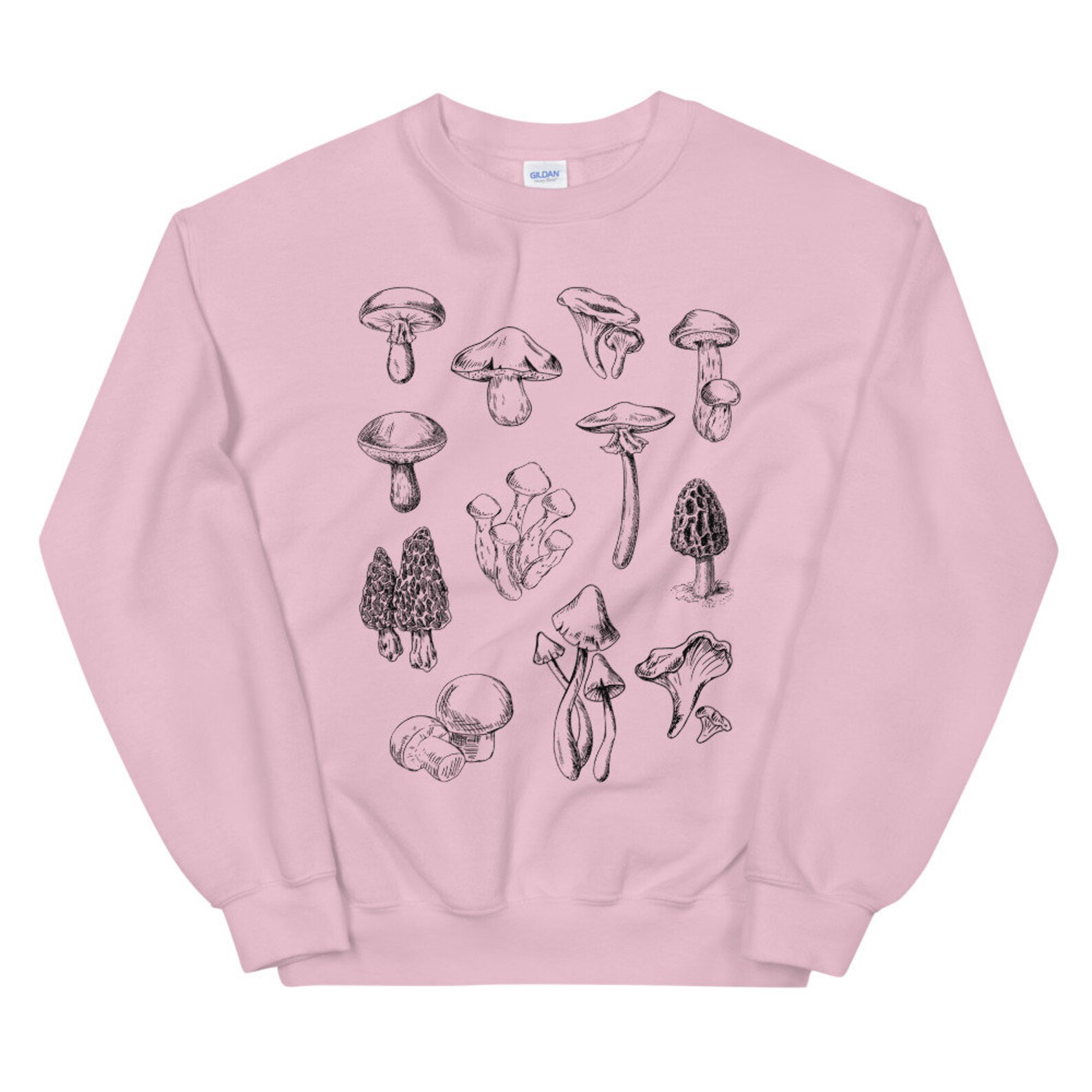 Vintage Mushroom Sweatshirt Retro Mushroom Sweater Etsy