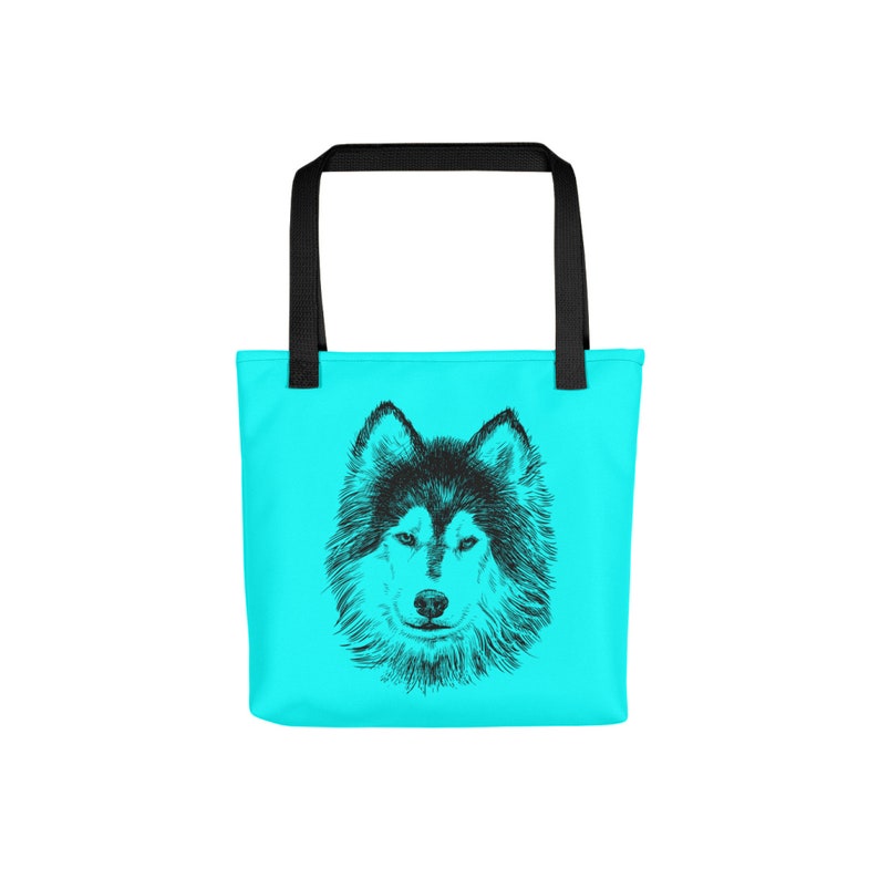 Husky Lover Gift Dog Bag Animal Shopping Bag Dog Lover Gift Siberian Husky Shoulder Bag Dog Tote Animal Purse Husky Tote Bag Husky Bag