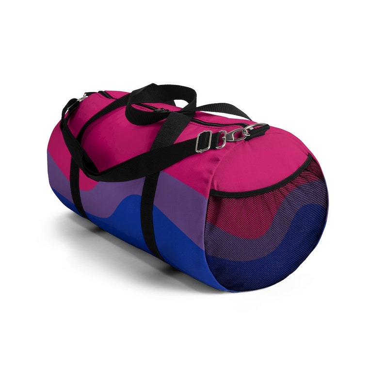 Subtle Bi Bag Bisexual Flag Duffle Bag, Bisexual Pride Bag, Bi Pride Travel ...