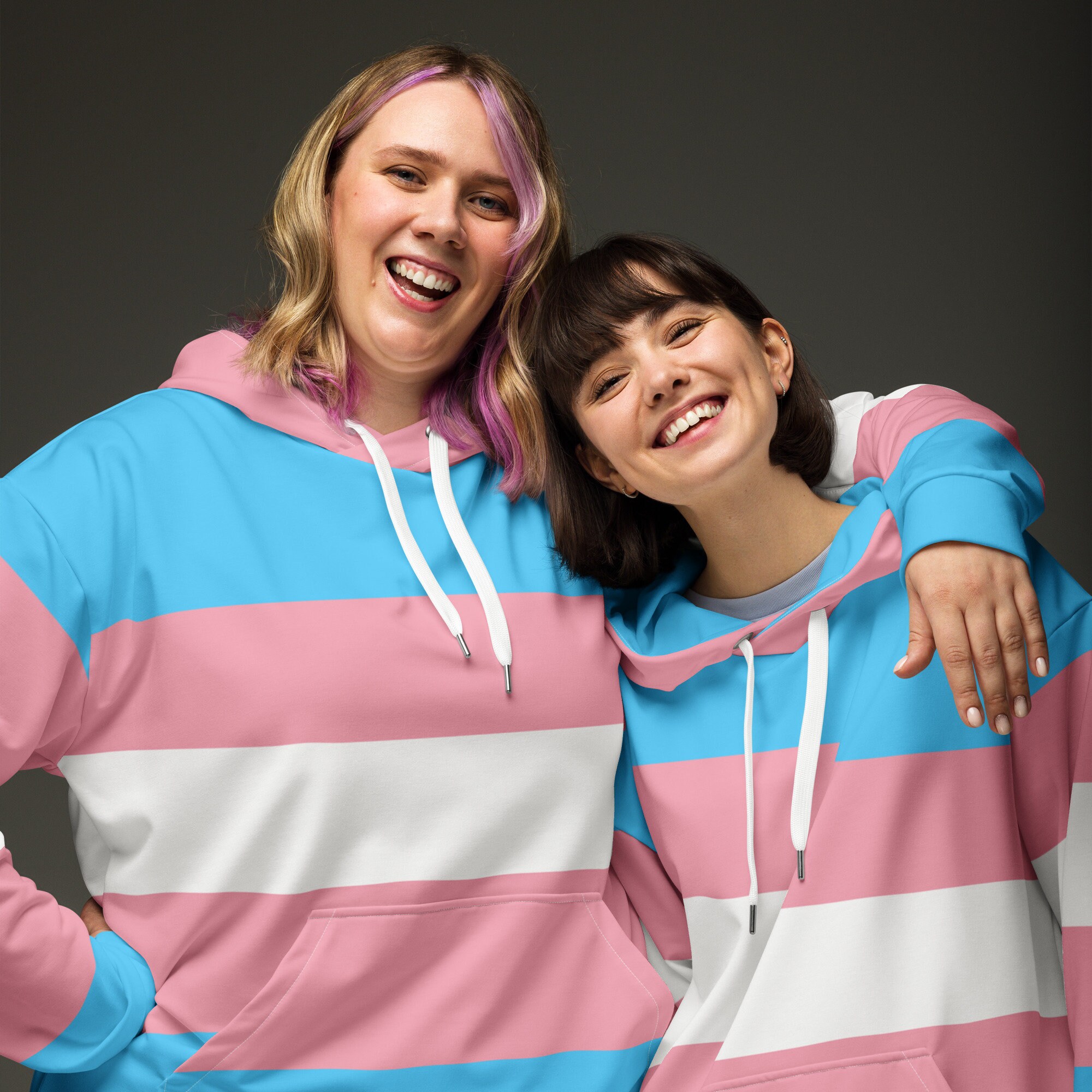Trans Color Clothes Transgender Flag Hoodie, Trans Pride Sweatshirt, Transgender Clothing ...