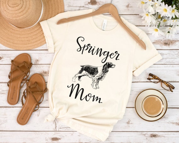 English Springer Spaniel Mom T-Shirt Gift For Women English Springer Spaniel Mom T-Shirt Gift For Women