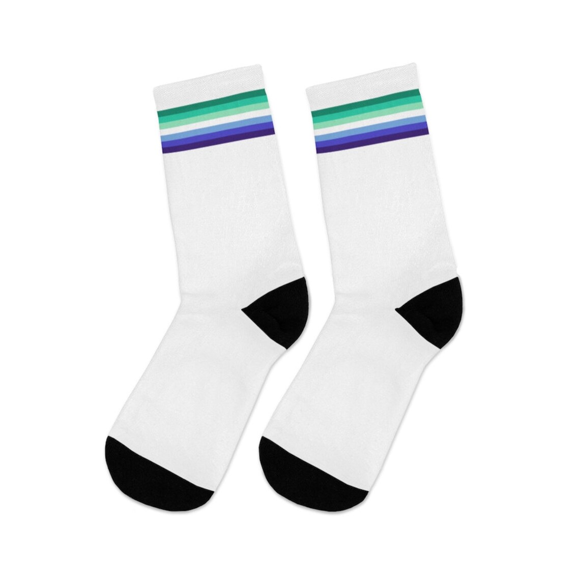 MLM Pride Flag Socks Male Pride Socks Gay Socks Blue Gay Etsy
