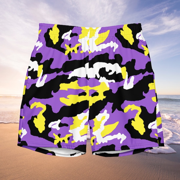 Non Binary Swim Trunks Etsy