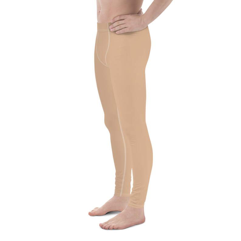 nude pu leggings