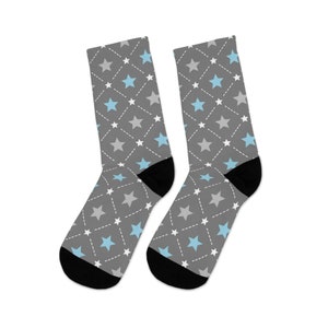 Subtle Demiboy Socks, discreet Demiboy Pride Socks, hidden Demiboy Pride Flag Star Socks, Demiboy Accessories, Demiboy Pride Affirming Merch