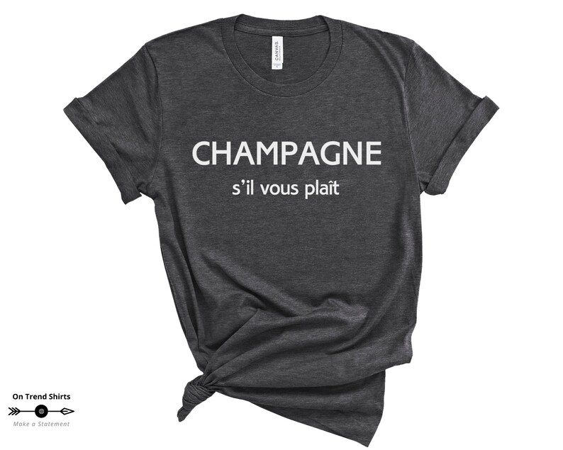 Champagne S'il Vous Plait Shirt French Shirt Champagne - Etsy