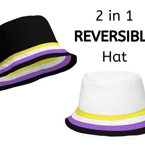 【is-ness】 NON-BINARY S S BUCKET HAT Small Pride Bucket Hat - Sample Sale - LIMITTED STOCK – GB LLC