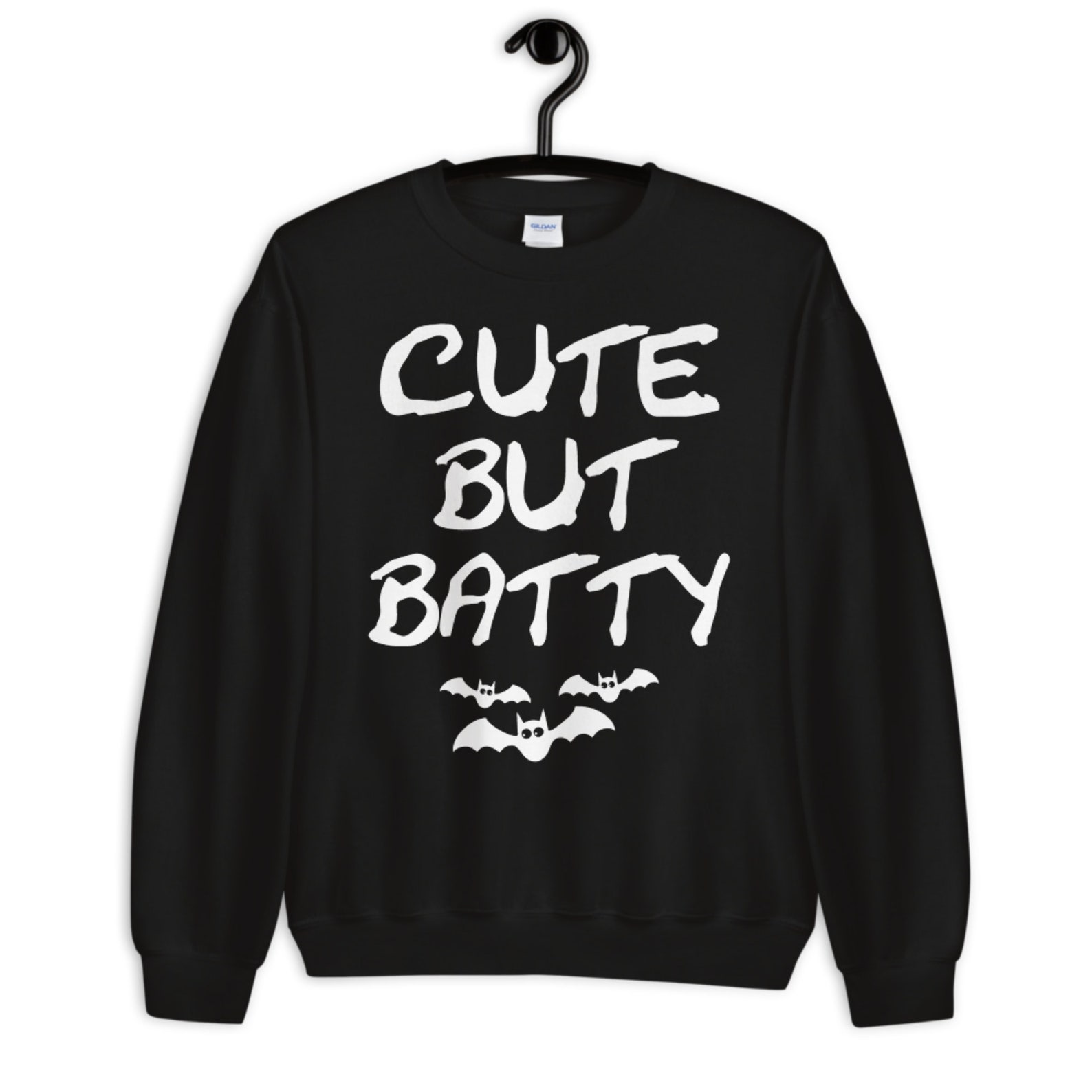 Cute Bat Sweatshirt Bat Halloween Sweater funny Bat Sweater Etsy