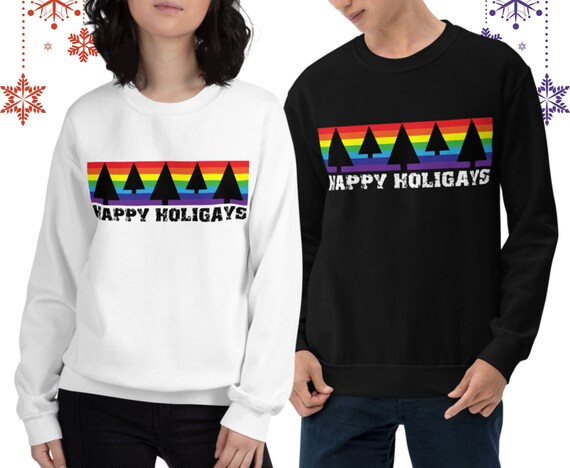 Happy Holigays funny Gay Christmas 