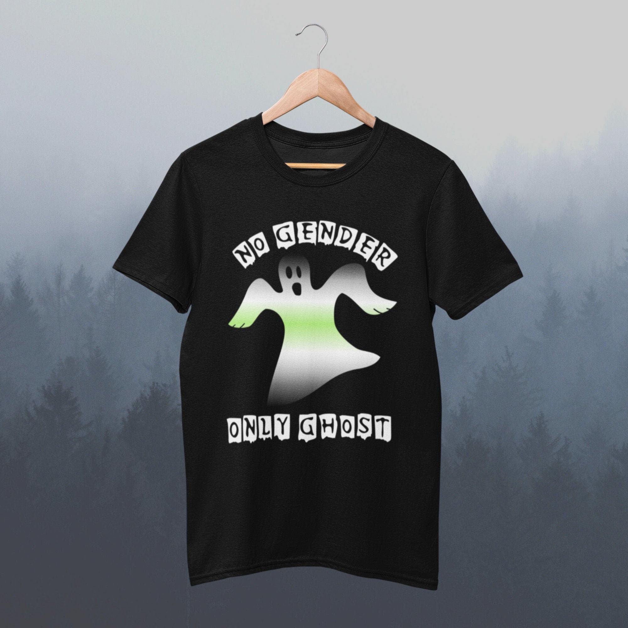 No Gender Only Ghost Agender Halloween 