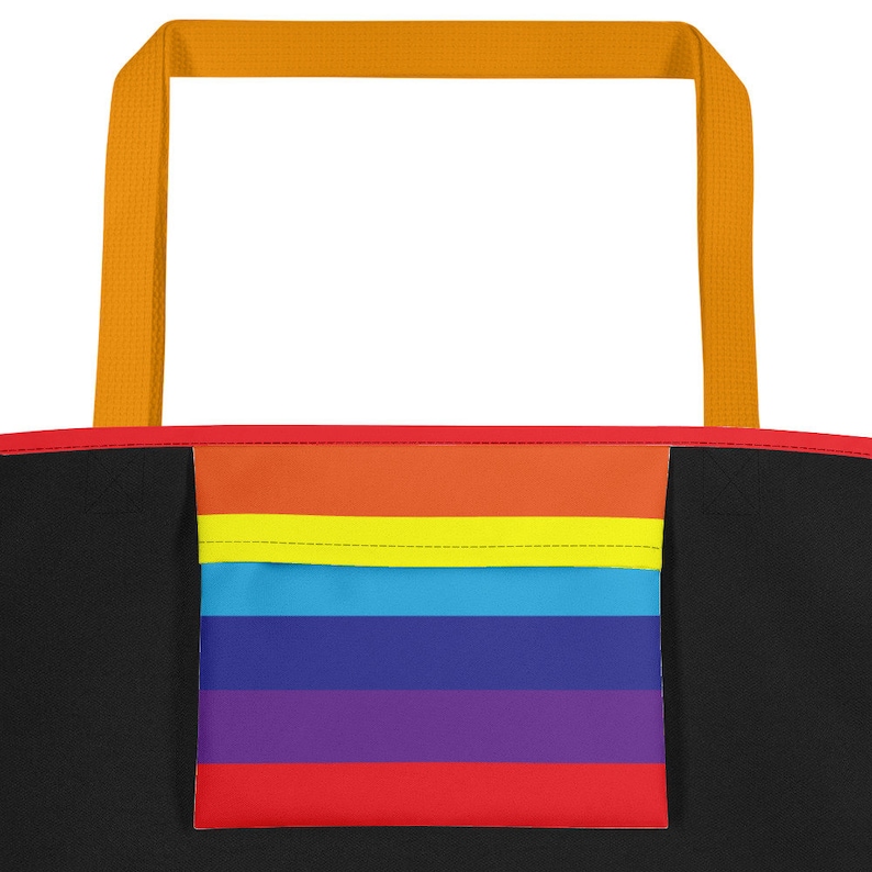Pride Beach Tote Rainbow Beach Bag Rainbow Tote Bag Rainbow Pride Bag Rainbow Pattern Gay Pride Pride Rainbow Bag LGBT Rainbow Print