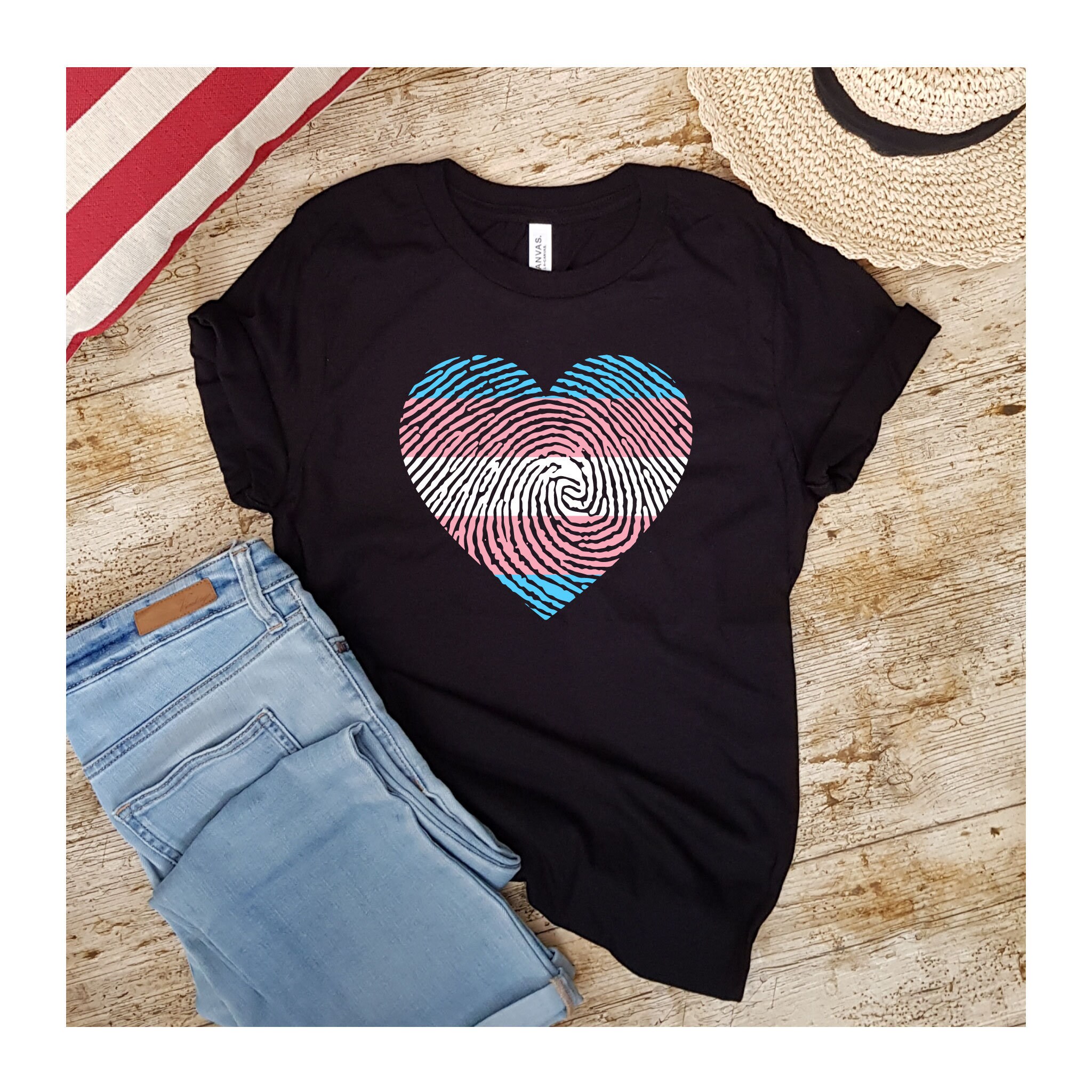 Transgender Flag Heart Shirt, Trans Pride Shirt, Transgender Gift, Transgender Pride, Transgender Support, Trans Ally Shirt, Plus Size