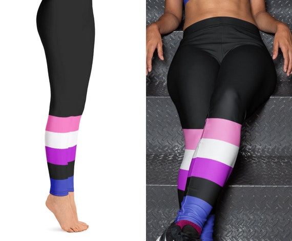Pink Sock Leggings | Workout Leggings | FitGal Activewear
