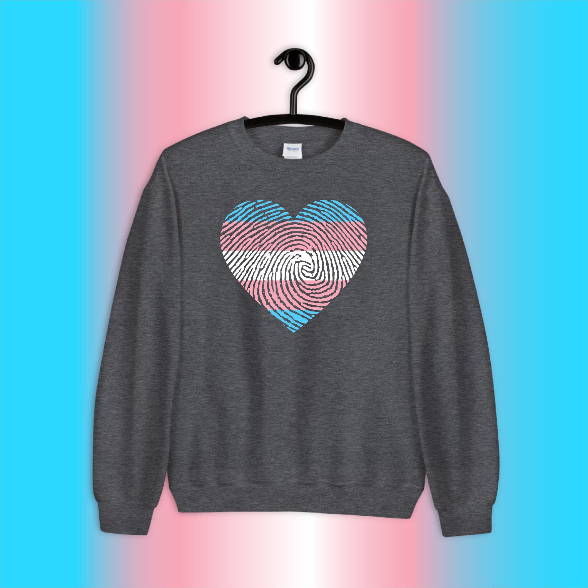 Transgender Pride Sweatshirt Trans Pride Sweater Transgender Etsy