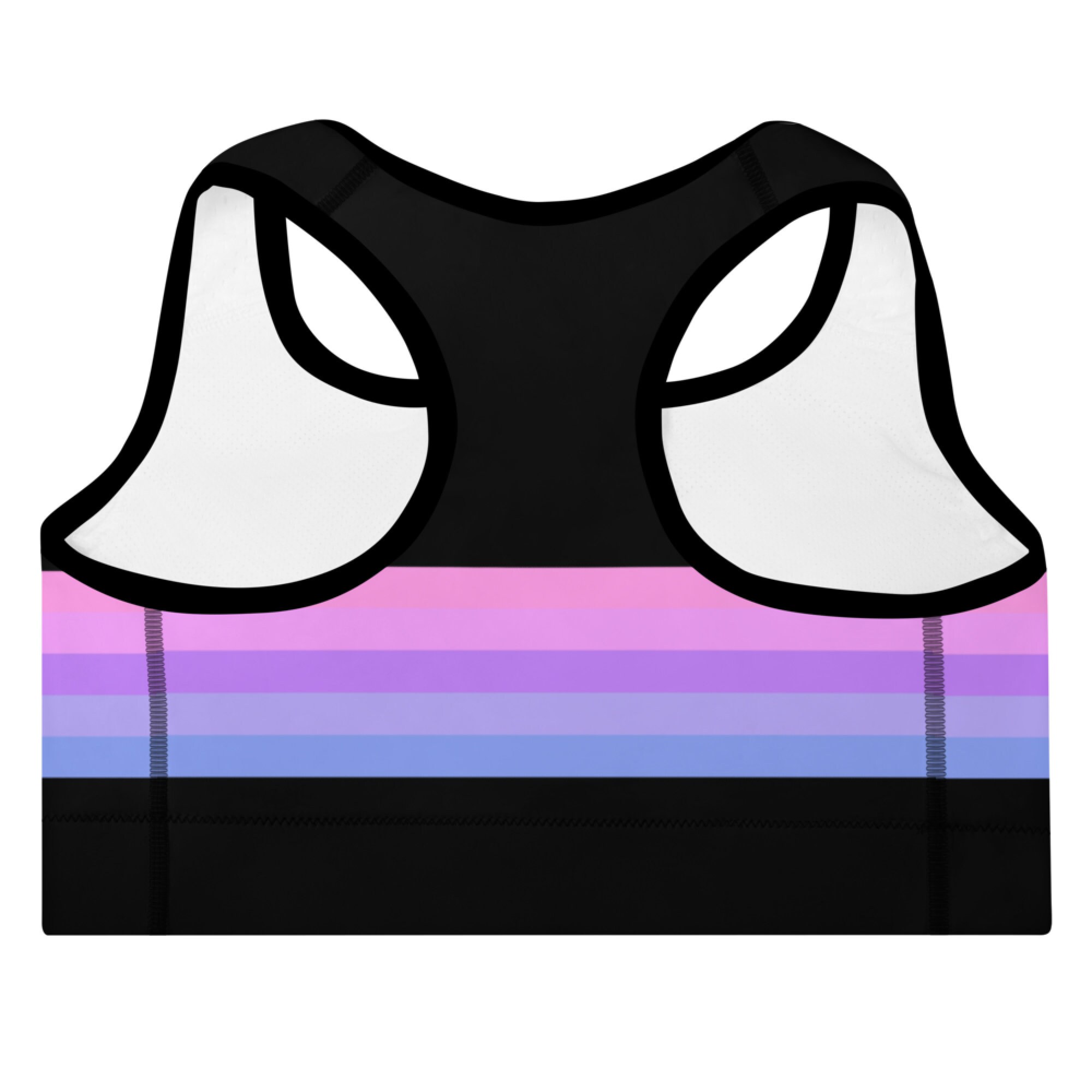 Bisexual Sports Bra, Bisexual Pride Training Bra