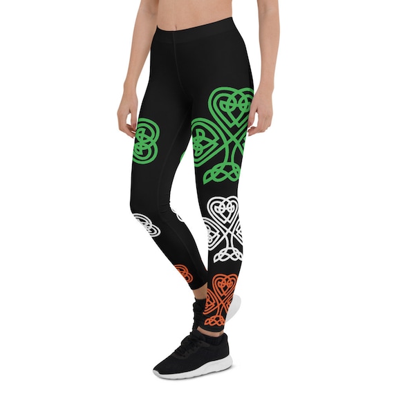 St Patricks Day Workout Leggings
