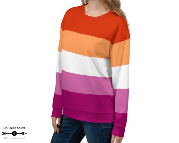 lesbian flag hoodie