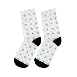 Subtle Demiboy Socks, discreet Demiboy Pride Socks, hidden Demiboy Pride Flag Star Socks, Demiboy Accessories, Demiboy Pride Affirming Merch