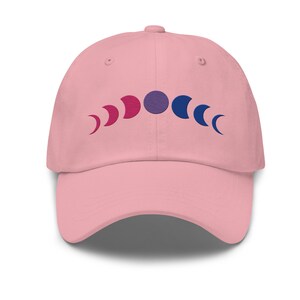 Trendy Apparel Shop Crescent Moon Embroidered Dad Hat - Low Profile Soft Cotton Cap