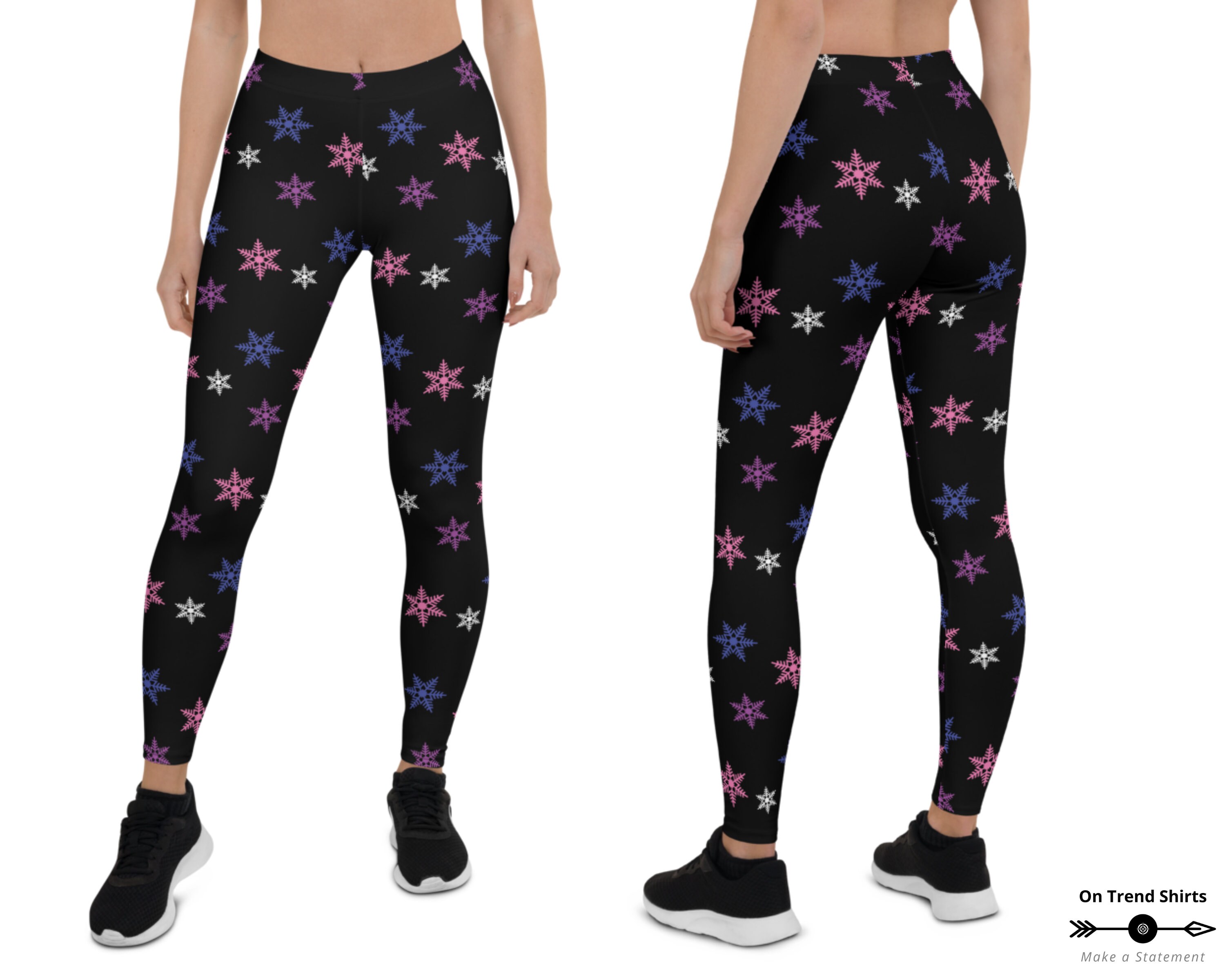 Genderfluid Snowflake Leggings Gender 