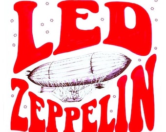 Led Zeppelin and Jethro Tull - Kinetic Playground - Chicago 1969 - Poster 13x19"