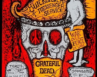 Grateful Dead at Panther Hall - Ft. Worth TX - February 1970 - Poster 13x19"