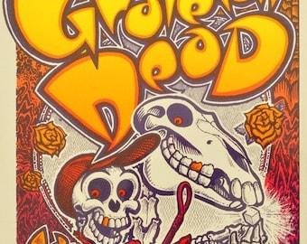 Grateful Dead - Manor Downs - Austin TX - July 31, 1982 - Poster 13x19"