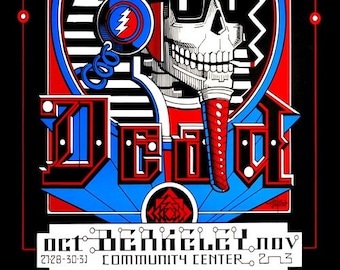 Grateful Dead at Berkeley Community Center - 1984 - Poster 13x19"