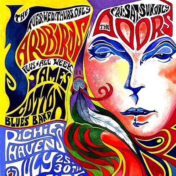 The DOORS - Fillmore July 1967 - Poster 13x19"