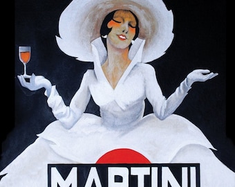 Cappiello - Vermouth Martini - Poster 13x19"