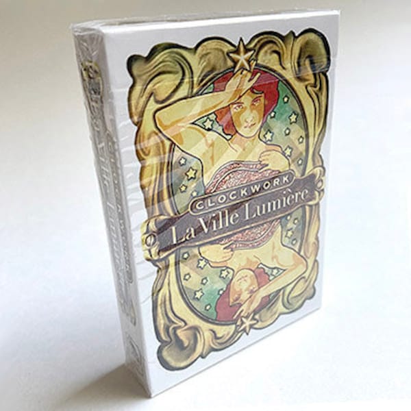 Clockwork La Ville Lumiere Flip-Book Animated Playing Cards USPCC