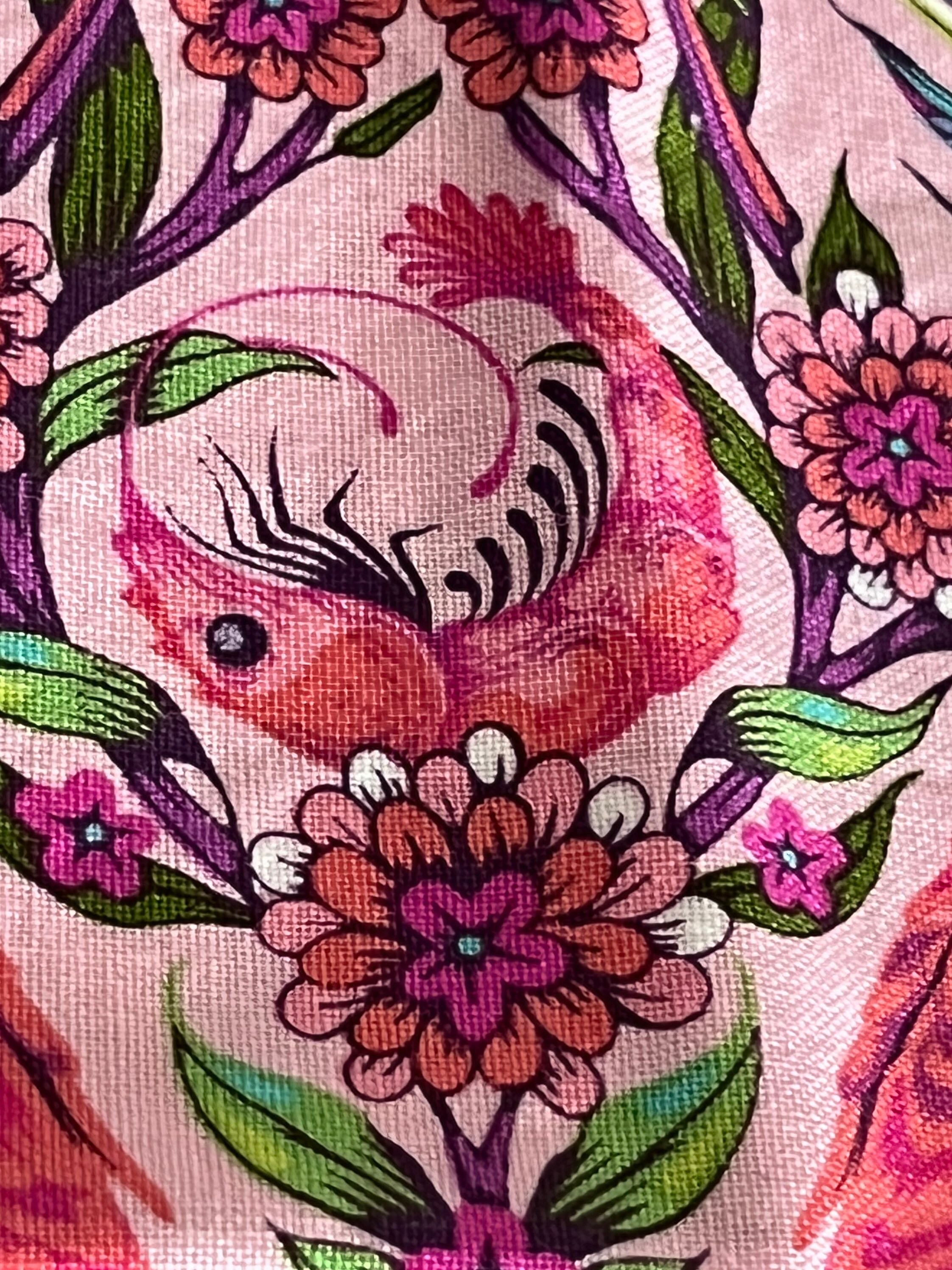Tula Pink Fabric DAYDREAMER PWTP169 Pretty in Pink in Dragonfruit