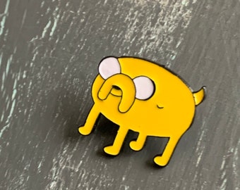 Jake the dog Adventure time enamel pin - lapel pin - tie pin -