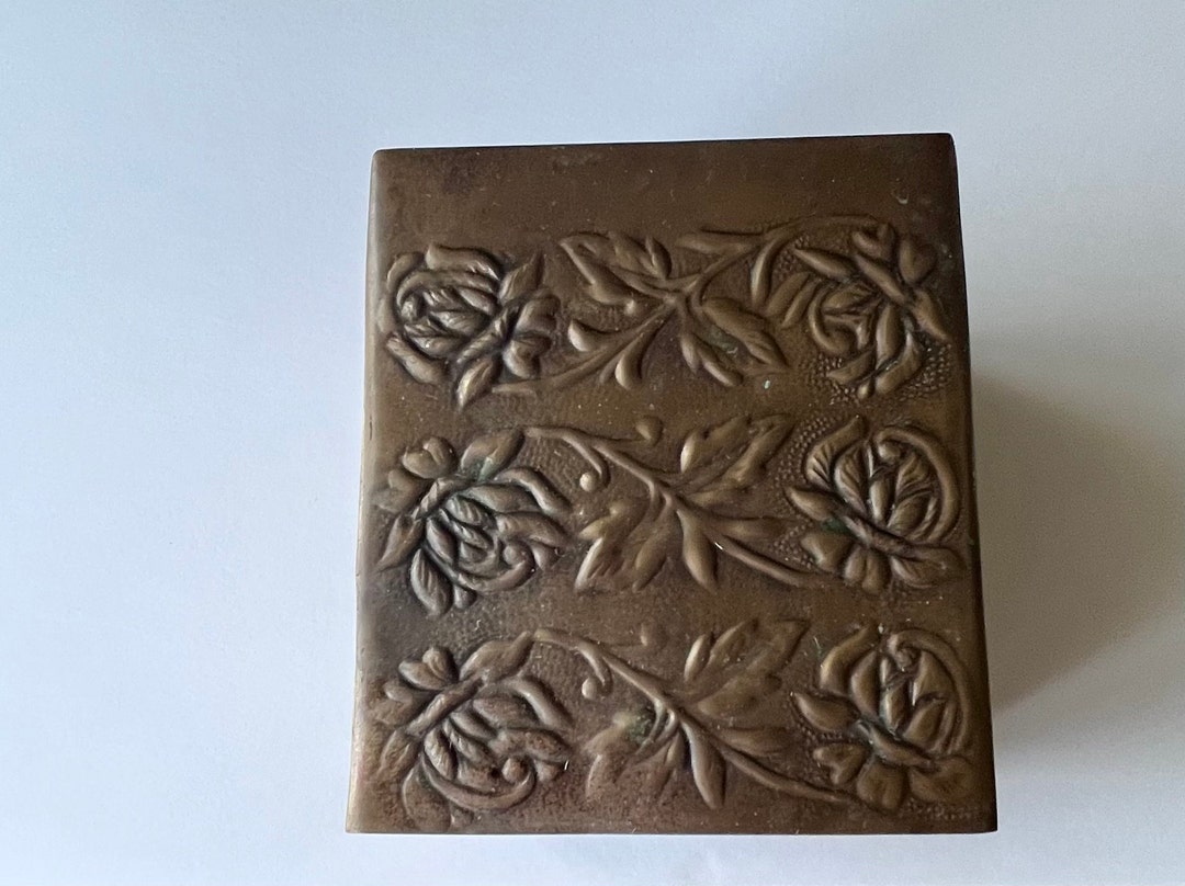 Brass Tissue Holder Vintage Kleenex Box Cover Mint Etsy