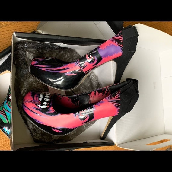 Vintage Iron Fist Dracula Heels Sz 11 Hard to Find With Box Etsy Canada