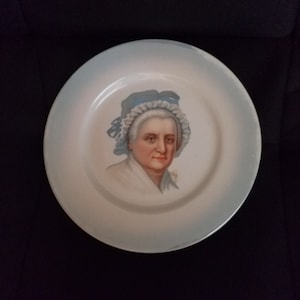 Martha Washington Decorative Plate