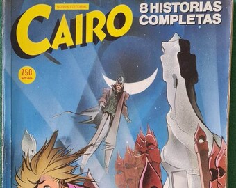 Vintage 1987 Spanish comic book for adults CAIRO Antologia Numbers 55,56,57
