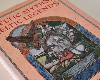 Vintage Hardback Book Celtic Myths Celtic Legends by R J Stewart