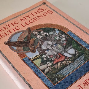 Vintage Hardback Book Celtic Myths Celtic Legends by R J Stewart